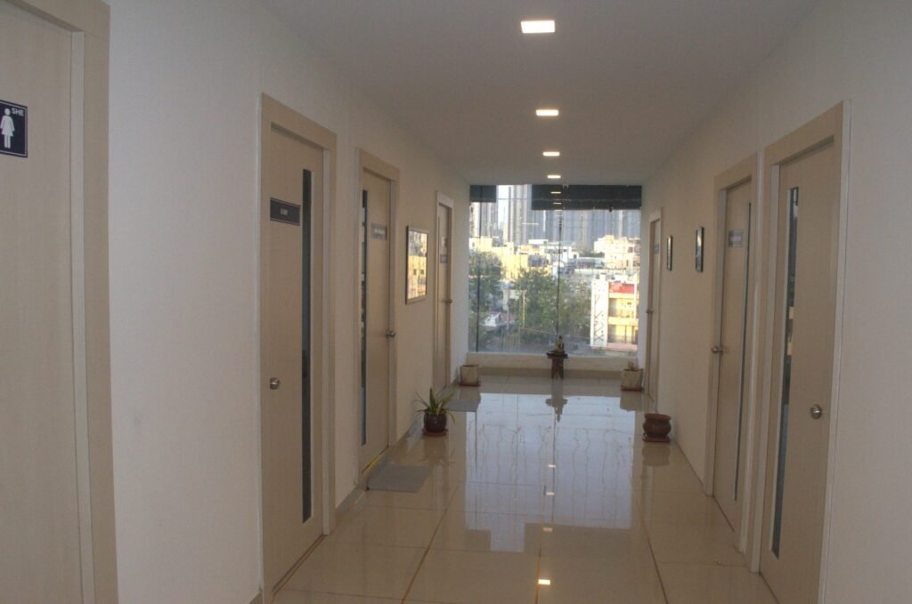 Treatment room at Neoface Dental, Narsingi